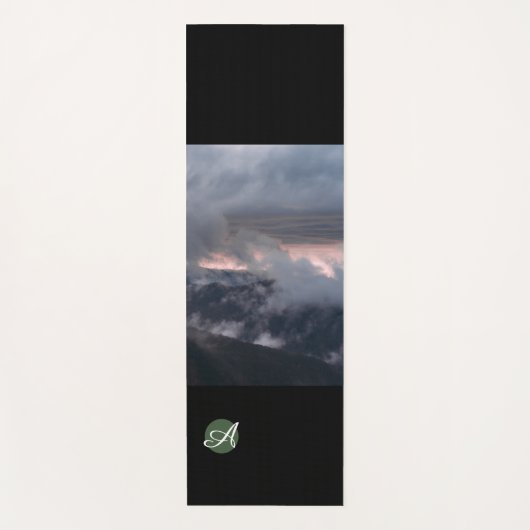 JONGE MAT CLOUDS EN STARS GEPERSONALISEERD INITIAA (Voorkant)