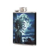 Jonge  Medusa door de Maan & Oceaan Heupfles (Links)