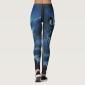 Jonge  Medusa door de Maan & Oceaan Leggings (Achterkant)