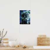 Jonge  Medusa door de Maan & Oceaan Poster (Keuken)