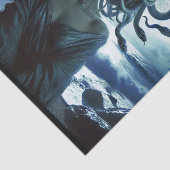 Jonge  Medusa door de Maan & Oceaan Tissuepapier (Detail)