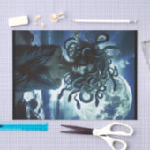 Jonge  Medusa door de Maan & Oceaan Tissuepapier (Craft)