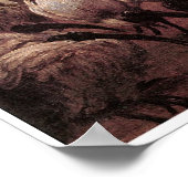 Jonge meid die de Heilige Ibises voedt op Karnak. Poster (Hoek)