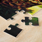 Jonge meid in een appelboomgaard legpuzzel (Zijkant)