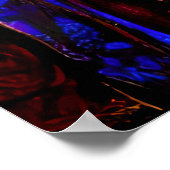 Jonge meid met blauwe ogen | AI Art Poster (Hoek)