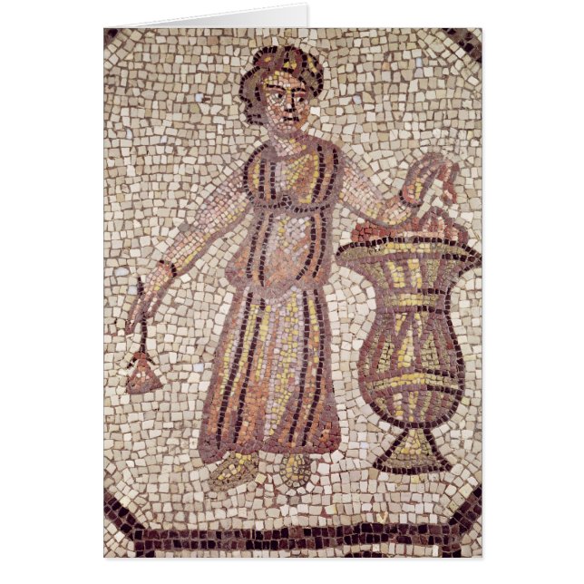 Jonge meid met bloemen (Voorkant)