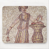 Jonge meid met bloemen muismat (Voorkant)