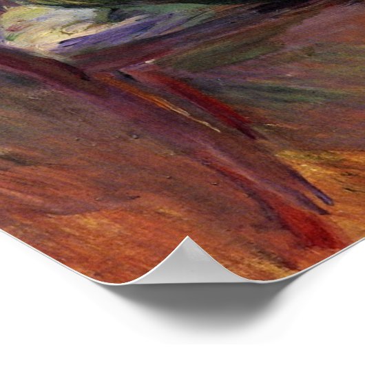 Jonge meid schrijft van Berthe Morisot Poster (Hoek)