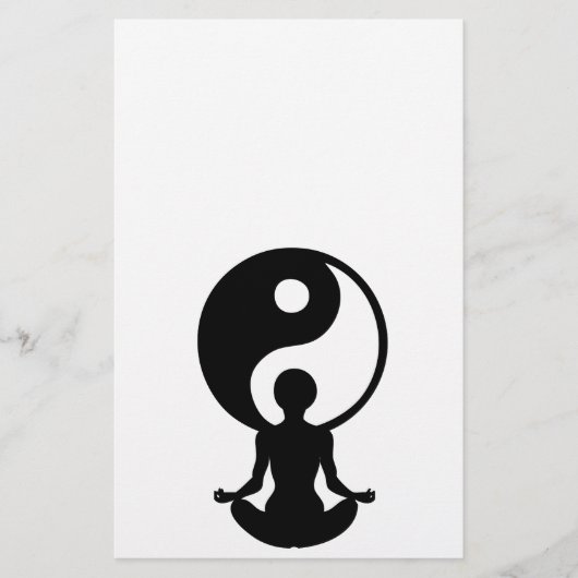 Jonge meisje dat yoga oefent flyer (Voorkant)
