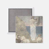 Jonge meisjes door Puvis de Chavannes Magneet (Voorkant / Achterkant)
