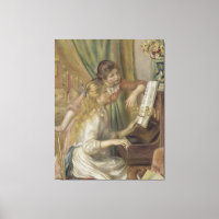 Jonge meisjes in de Piano
