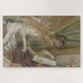 Jonge meisjes in de Piano Legpuzzel (Horizontaal)