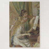 Jonge meisjes in de Piano Legpuzzel (Verticaal)