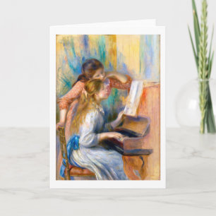 Jonge meisjes in de Piano, Renoir Kaart