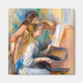 Jonge meisjes in de Piano, Renoir Magneet (Voorkant)