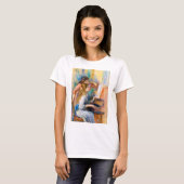 Jonge meisjes in de Piano, Renoir T-shirt (Voorkant volledig)