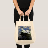 Jonge meisjes in de roeiboot tote bag (Voorkant (product))