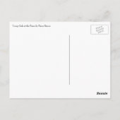 Jonge meisjes in Piano door Pierre Renoir Briefkaart (Achterkant)