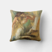 Jonge meisjes in Piano door Pierre Renoir Kussen (Achterkant)