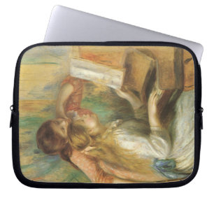 Jonge meisjes in Piano door Pierre Renoir Laptop Sleeve