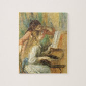 Jonge meisjes in Piano door Pierre Renoir Legpuzzel (Verticaal)