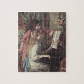 Jonge meisjes in Piano door Pierre Renoir Legpuzzel (Verticaal)