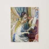 Jonge meisjes in Piano door Pierre Renoir Legpuzzel (Verticaal)