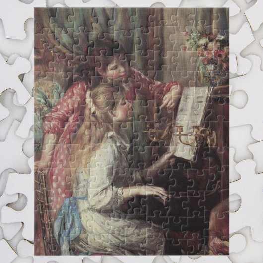 Jonge meisjes in Piano door Pierre Renoir Legpuzzel