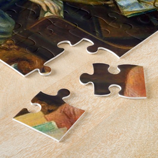 Jonge meisjes in Piano door Pierre Renoir Legpuzzel (Zijkant)