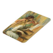 Jonge meisjes in Piano door Pierre Renoir Magneet (Linkerzijde)