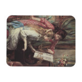 Jonge meisjes in Piano door Pierre Renoir Magneet (Horizontaal)