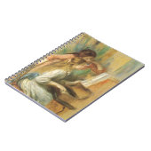 Jonge meisjes in Piano door Pierre Renoir Notitieboek (Linkerzijde)