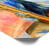 Jonge meisjes in Piano door Pierre Renoir Poster (Hoek)