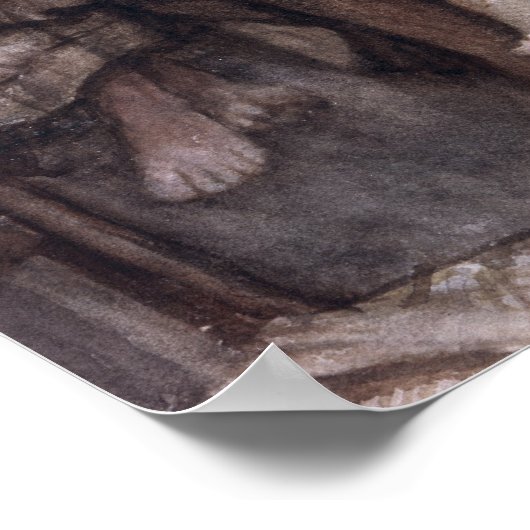 Jonge meisjes van Ischia Poster (Hoek)