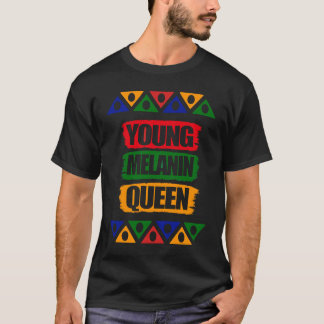 Jonge Melanin Queen T-shirt
