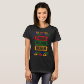 Jonge Melanine Koningin T-shirt (Voorkant volledig)