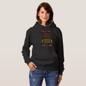 Jonge melaninekoningin hoodie (Voorkant volledig)