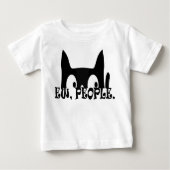 Jonge mensen Funny Black Cat Baby Shirt (Voorkant)