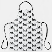 Jonge mensen Funny Black Cat Schort (Voorkant)