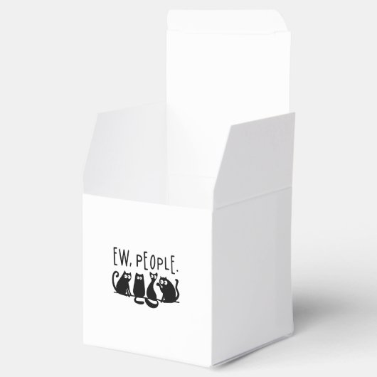 Jonge mensen Funny Meowy Black Cats Bedankdoosjes (Geopend)