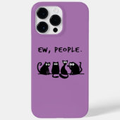 Jonge mensen Funny Meowy Black Cats Case-Mate iPhone Case (Achterkant)