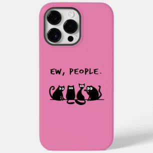 Jonge mensen Funny Meowy Black Cats Case-Mate iPhone 14 Pro Max Hoesje
