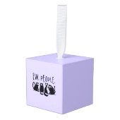 Jonge mensen Funny Meowy Black Cats Decoratie (Voorkant hoekig)