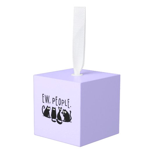 Jonge mensen Funny Meowy Black Cats Decoratie (Voorkant hoekig)