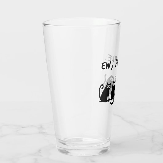 Jonge mensen Funny Meowy Black Cats Glas (Rechts)