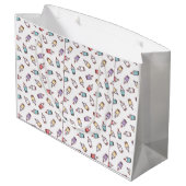 Jonge mensen Funny Meowy Black Cats Groot Cadeauzakje (Achterkant Gekanteld)