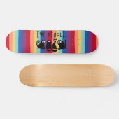 Jonge mensen Funny Meowy Black Cats Persoonlijk Skateboard (Horizontaal)