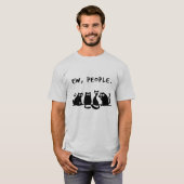 Jonge mensen Funny Meowy Black Cats T-shirt (Voorkant volledig)