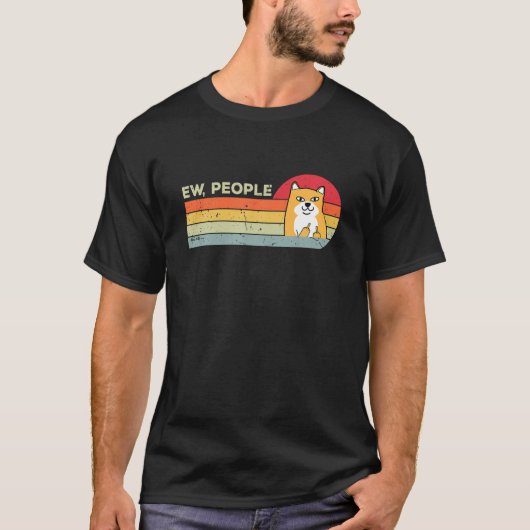 Jonge mensen Funny Retro Dog T-shirt (Voorkant)