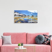 Jonge meren - Yosemite - Sierra Nevada - Bergen Canvas Afdruk (Insitu (Woonkamer))